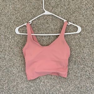 Pink Lululemon align tank. Only worn 2 times in perfect original condition.